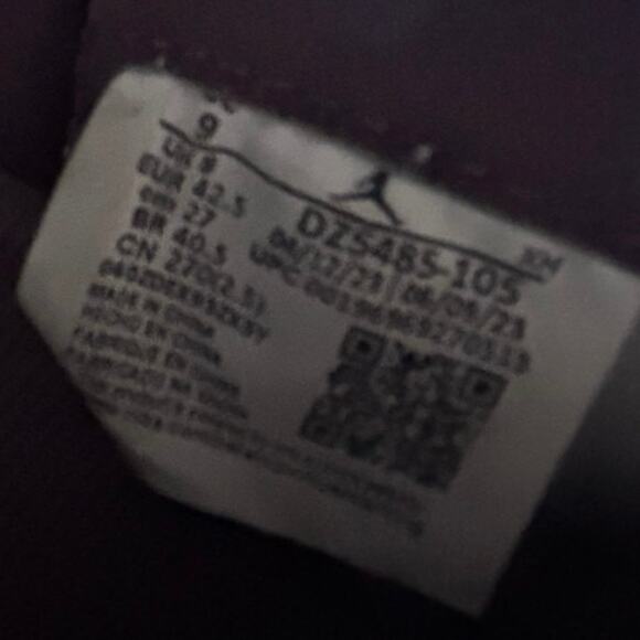 NIKE AIR JORDAN 1 Retro High OG “Mauve” Shoes Mens Size 9 - Picture 11 of 12